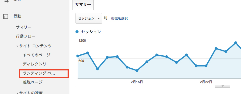 ランディングページ