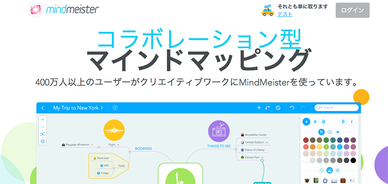 mindmeister (無料プランと有料プラン）