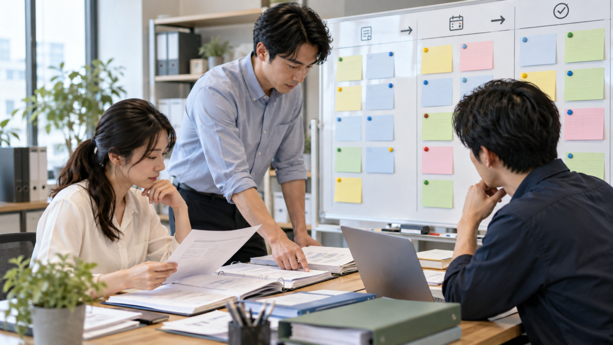 社内FAQの根拠資料と更新期限と承認状態を管理するチーム