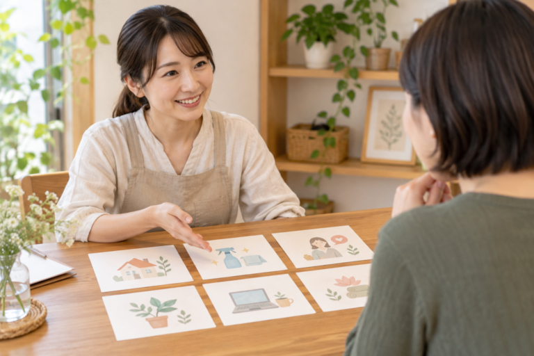 サービスメニューはお客様が自分に合う相談を選べる分け方にしましょう